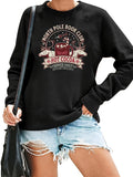Women's Hoodie Cocoa Letter Print