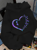Women's Hoodie Heart and Music Note