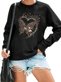Women's Hoodie Butterfly print