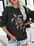 Women's Hoodie Turtle print