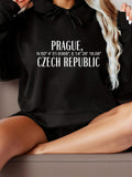 Women's Hoodie Cozy Geometric Print
