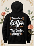 Women's Hoodie Black Vintage Aesthetic