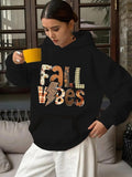 Women's Hoodie Leopard print and lightning bolt accents