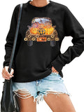 Women's Hoodie Halloween print pattern