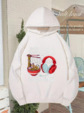 Men's Hoodie Just A Girl Who Loves Ramen And Gaming Delicious Bowl Of Ramen Noodles Beside Red Gaming Gear Headphones Ramen