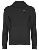 Men's Hoodie Minimalist Artistic Linear Zodiac Sign Resting On Dark Textured Background Capricorn Symbol
