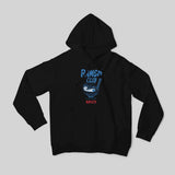 Men's Hoodie Ramen Club Space Artistic Blue Brush Stroke Text Above Delicious Bowl Of Steaming Ramen