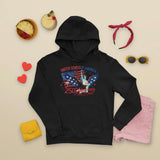 Men's Hoodie United States Of America 250th Anniversary 1776 2026 Patriotic Illustrative American Flag Wings With Stars Surrounding Majestic Liberty Statue