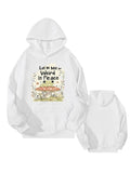 Men's Hoodie Let Me Be Weird In Peace Whimsical Green Frog Sitting On A Large Red Spotted Mushroom Frog