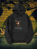 Men's Hoodie First We Steal Your Heart Then We Steal Your Bed Sofa The Chihuahua Tiny Pet Wearing Stylish Dark Sunglasses Among Playful Decorative Script Chihuahua