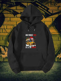 Men's Hoodie Oh What Fun It Is To Ride Festive Animals Wearing Santa Hats Driving A Vintage Yellow Car