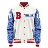 Buffalo Bills #18 Amari Cooper Varsity Letter Jacket
