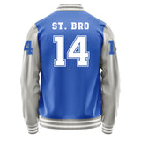 Detroit Lions # Amon Varsity Letter Jacket