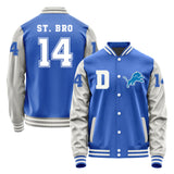 Detroit Lions # Amon Varsity Letter Jacket