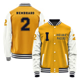 Indiana Pacers #2 Andrew Nembhard Varsity Letter Jacket