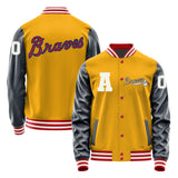 Atlanta Braves Varsity Letter Jacket Custom Letter & Number