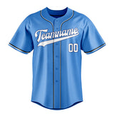 Custom Electric Blue & White Color Fan Baseball Jersey BB01240528JZ185