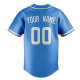 Custom Electric Blue & Cream Color Fan Baseball Jersey BB01240528JZ186