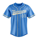 Custom Electric Blue & Cream Color Fan Baseball Jersey BB01240528JZ186