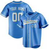 Custom Electric Blue & Cream Color Fan Baseball Jersey BB01240528JZ186