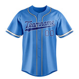 Custom Electric Blue & Navy Color Fan Baseball Jersey BB01240528JZ189