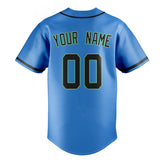 Custom Electric Blue & Navy Color Fan Baseball Jersey BB01240528JZ199