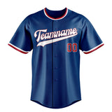 Custom Blue & Red Color Fan Baseball Jersey BB01240528WY050