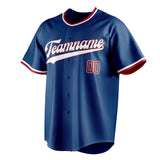 Custom Blue & Red Color Fan Baseball Jersey BB01240528WY050