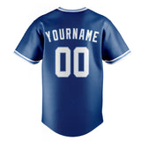 Custom Blue & White Color Fan Baseball Jersey BB01240528WY051