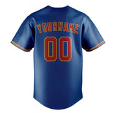 Custom Blue & Red Color Fan Baseball Jersey BB01240528WY052