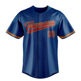 Custom Blue & Red Color Fan Baseball Jersey BB01240528WY052