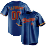 Custom Blue & Red Color Fan Baseball Jersey BB01240528WY052