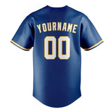 Custom Blue & White Color Fan Baseball Jersey BB01240528WY054