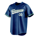 Custom Blue & White Color Fan Baseball Jersey BB01240528WY057