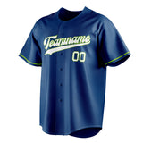 Custom Blue & White Color Fan Baseball Jersey BB01240528WY058