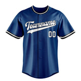 Custom Blue & White Color Fan Baseball Jersey BB01240528WY067