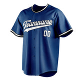 Custom Blue & White Color Fan Baseball Jersey BB01240528WY067