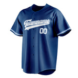 Custom Blue & White Color Fan Baseball Jersey BB01240528WY069