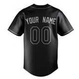 Custom Black & Gray Color Fan Baseball Jersey BB01240528YX187