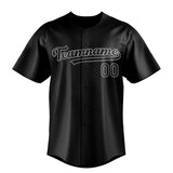 Custom Black & Gray Color Fan Baseball Jersey BB01240528YX187