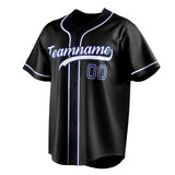 Custom Black & White Color Fan Baseball Jersey BB01240528YX189