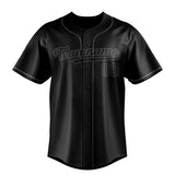 Custom Black & Gray Color Fan Baseball Jersey BB01240528YX194