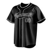 Custom Black & White Color Fan Baseball Jersey BB01240528YX201