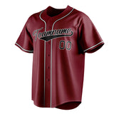 Custom Crimson & Black Color Fan Baseball Jersey BB01240529CK152