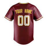 Custom Crimson & White Color Fan Baseball Jersey BB01240529CK162