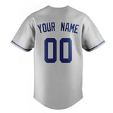 Custom Gray & Royal Color Fan Baseball Jersey BB01240529JZ164