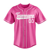 Custom Pink & White Color Fan Baseball Jersey BB01240529WX400