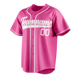 Custom Pink & White Color Fan Baseball Jersey BB01240529WX400