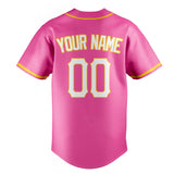 Custom Pink & White Color Fan Baseball Jersey BB01240529WX401