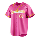 Custom Pink & White Color Fan Baseball Jersey BB01240529WX401